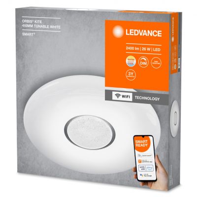 Plafon LED lampa sufitowa ORBIS Kite 24W 2500lm ciepła-zimna 41cm SMART+ WiFi 4058075486324 LEDVANCE (4058075486324)