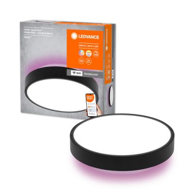 Plafon LED Lampa Sufitowa ORBIS BACKLIGHT 28W 2400lm RGB CCT 35cm SMART+ WIFI 4058075573574 LEDVANCE (4058075573574)
