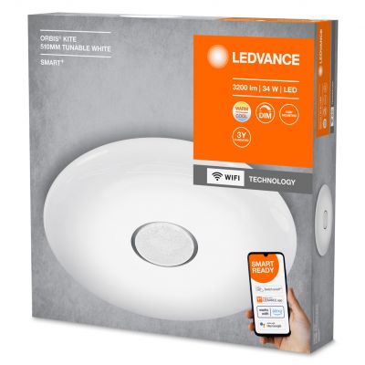 Plafon LED lampa sufitowa ORBIS Kite 32W 3300lm ciepła-zimna 51cm SMART+ WiFi 4058075486348 LEDVANCE (4058075486348)