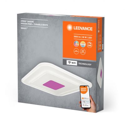 Plafon LED Lampa Sufitowa ORBIS SADDIE 32W 3600lm RGB CCT 50cm SMART+ WIFI 4058075573451 LEDVANCE (4058075573451)