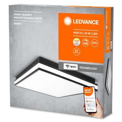 Plafon LED Lampa Sufitowa Natynkowa ORBIS MAGNET 42W 4200lm CCT 45cm SMART+ WiFi 4058075572751 LEDVANCE (4058075572751)