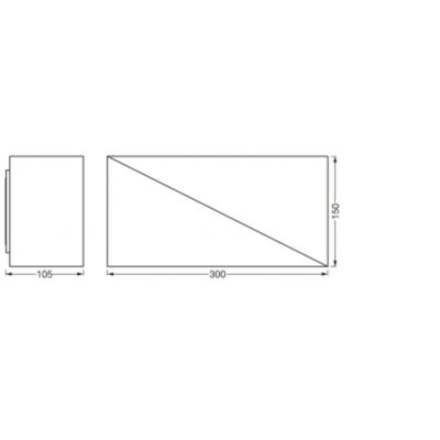 SMART WIFI ORBISW SWAN 300X150 TW WT LEDVANCE (4058075574021)