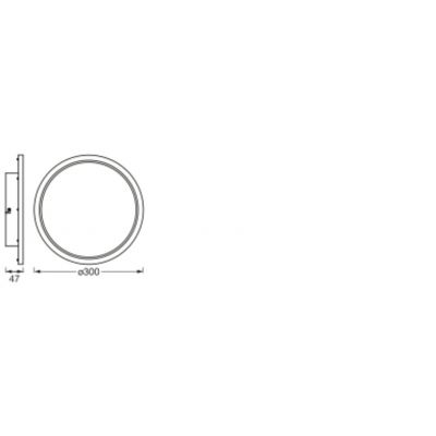 Plafon LED Lampa łazienkowa ORBIS Disc 18W 2100lm ciepła-zimna 30cm SMART+ WiFi 4058075573598 LEDVANCE (4058075573598)