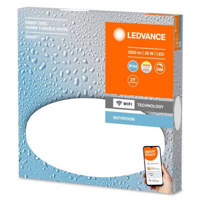 Plafon LED Lampa łazienkowa ORBIS Disc 25W 3200lm ciepła-zimna 40cm SMART+ WiFi 4058075573611 LEDVANCE (4058075573611)