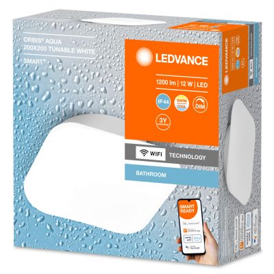 Plafon LED Lampa łazienkowa ORBIS Aqua 12W 1200lm ciepła-zimna 20cm SMART+ WiFi 4058075574373 LEDVANCE (4058075574373)