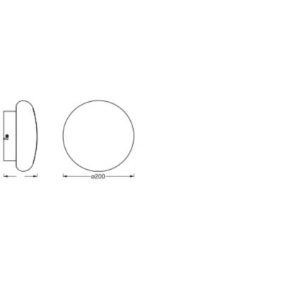 SMART WIFI ORBIS AQUA 200 RD IP44 TW WT LEDVANCE (4058075574410)