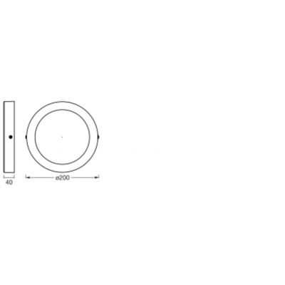 Plafon LED Lampa Sufitowa ORBIS DOWNLIGHT 12W 900lm CCT 20cm SMART+ WIFI 4058075572911 LEDVANCE (4058075572911)