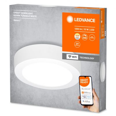 Plafon LED Lampa Sufitowa ORBIS DOWNLIGHT 12W 900lm CCT 20cm SMART+ WIFI 4058075572911 LEDVANCE (4058075572911)