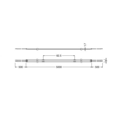 Taśma LED Pasek COB 55W 6500K Zimna IRC90 Performance 5m 4058075597556 LEDVANCE (4058075597556)
