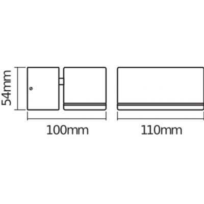 Kinkiet ścienny lampa elewacyjna zewnętrzna ruchoma 8W 320lm 3000K Endura Style Mini Spot 4058075205130 LEDVANCE (4058075205130)