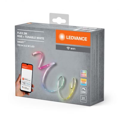 INTELIGENTNA Taśma LED 8,5W RGB+CCT 2m SMART+ WiFi Flex 4058075515932 LEDVANCE (4058075515932)