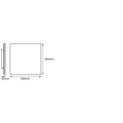 Panel LED 40W RGB+CCT SMART+ WiFi PLANON 600X600 4058075484474 LEDVANCE (4058075484474)