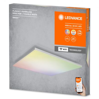 Panel LED 40W RGB+CCT SMART+ WiFi PLANON 600X600 4058075484474 LEDVANCE (4058075484474)
