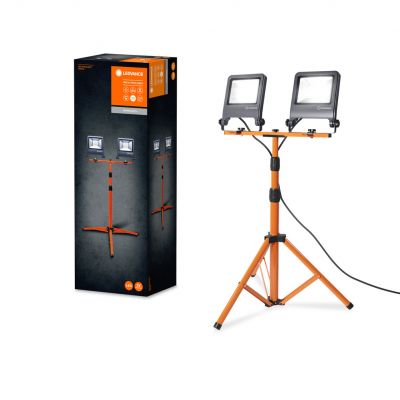 Naświetlacz LED 2x50W 4500lm 4000K IP65 Na Statywie WORKLIGHT TRIPOD Roboczy Przenośny 4058075213999 LEDVANCE (4058075213999)