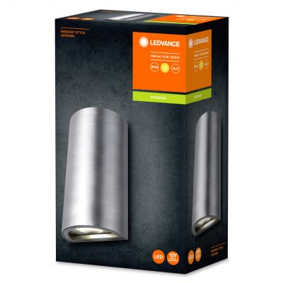 Kinkiet lampa elewacyjna ścienna 12W Endura Style UPDOWN Chrom 4058075205604 LEDVANCE (4058075205604)