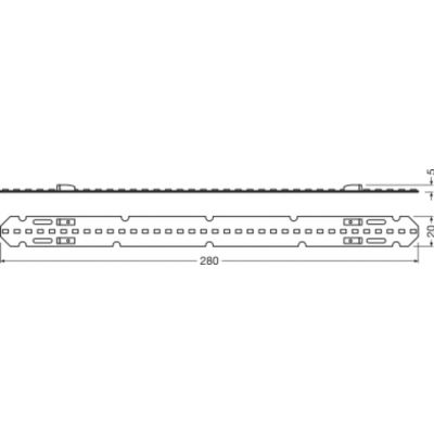 PL-LIN-Z61100-840 280X20-LV HVVS240OSRAM MODUŁY LED LEDVANCE (4052899606081)