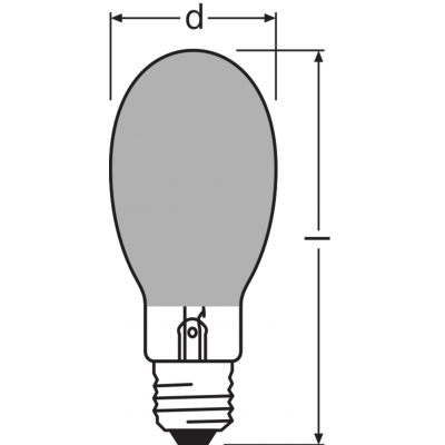 Lampa metalohalogenkowa 1000W E40 230V 3800K matowa HQI-E 4008321528261 LEDVANCE (4008321528261)