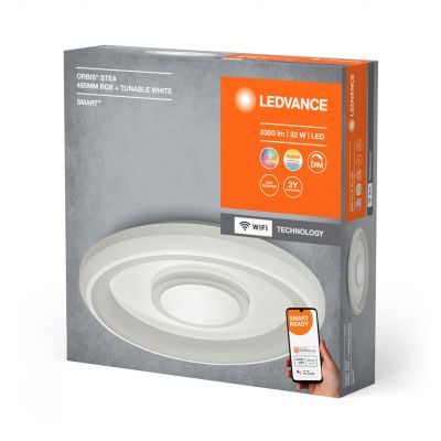 Plafon LED Lampa Sufitowa ORBIS STEA 32W 3350lm RGB CCT 48,5cm SMART+ WIFI 4058075573413 LEDVANCE (4058075573413)