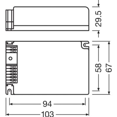 OT FIT 75 220-240 1A6 CS VS20 OSPRZĘT DO MODUŁÓW LED LEDVANCE (4052899999565)