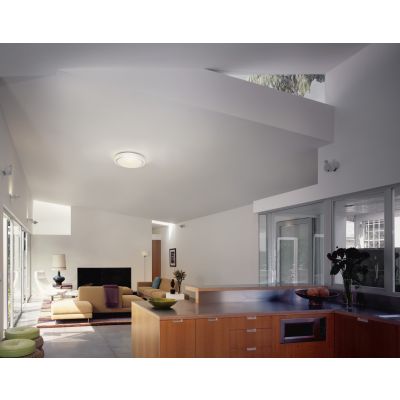 Plafon LED lampa sufitowa szara ORBIS Moon 24W 2500lm ciepła-zimna 38cm SMART+ WiFi 4058075486409 LEDVANCE (4058075486409)