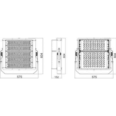 Naświetlacz LED ECO HP FLOOD 500W 68500LM 4000K 4058075372559 LEDVANCE (4058075372559)