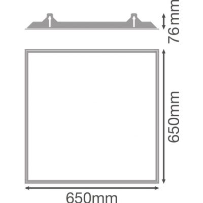 PANEL 625 RECESSED MOUNT FRAME LEDV LEDVANCE (4058075402904)