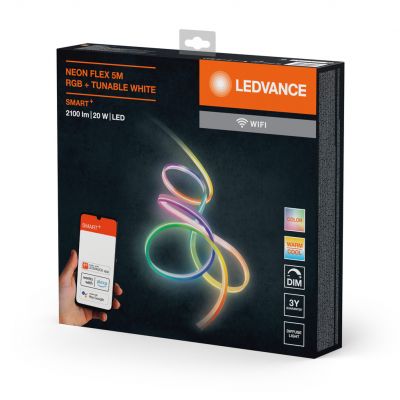 Dekoracyjny Pasek LED 20W RGB+CCT SMART+ WiFi NEON Flex 5m IP65 4058075504806 LEDVANCE (4058075504806)