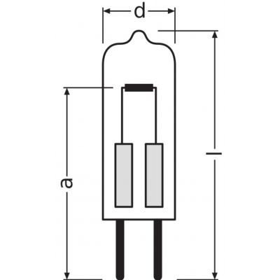 64405 S 5W 12V G4 ŻARÓWKA HALOGENOWA LEDVANCE (4058075094154)