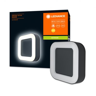 Kinkiet ścienny lampa elewacyjna oprawa zewnętrzna 13W 480lm 3000K Endura Style Kwadrat 4058075205253 LEDVANCE (4058075205253)