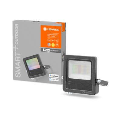 Naświetlacz LED 30W 2190lm RGB+W IP65 Czarny Smart+ WiFi Flood 4058075474642 LEDVANCE (4058075474642)
