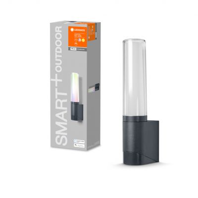 Kinkiet ogrodowy LED INTELIGENTNY 7,5W RGB+W Ciemny szary SMART+ WiFi FLARE 4058075478275 LEDVANCE (4058075478275)