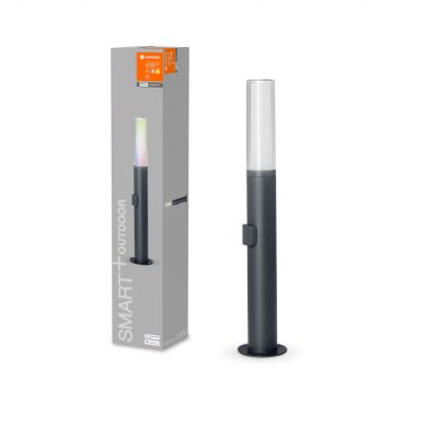 Słupek Ogrodowy Lampa LED INTELIGENTNA 7,5W RGB+W Szary 60cm SMART+ WiFi FLARE 4058075478299 LEDVANCE (4058075478299)