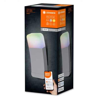 Kinkiet LED INTELIGENTNY 9W RGB+W Srebrny SMART+ WiFi CURVE 4058075478350 LEDVANCE (4058075478350)