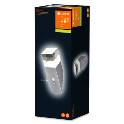 Kinkiet POCHODNIA lampa elewacyjna ścienna 5W 3000K CZUJNIK RUCHU Endura Style CRYSTAL 4058075474192 LEDVANCE (4058075474192)