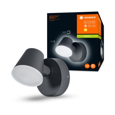Kinkiet ścienny lampa elewacyjna zewnętrzna ruchoma 13W 800lm 3000K Endura Style Midi Spot 4058075205475 LEDVANCE (4058075205475)