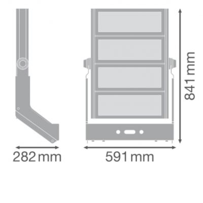 FLOOD MAX LUM 1200W 757 SYM 60 WAL LEDVANCE (4058075580688)