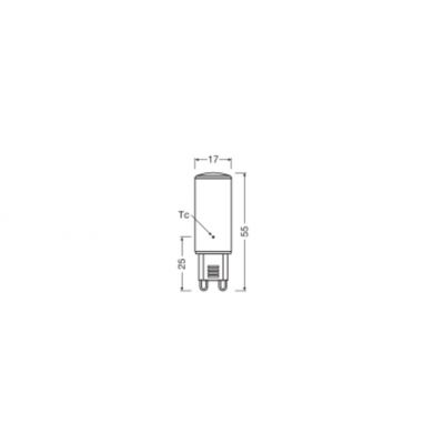 LED PIN50 CL 4,8W 827 230V G9 LEDVANCE (4058075432451)