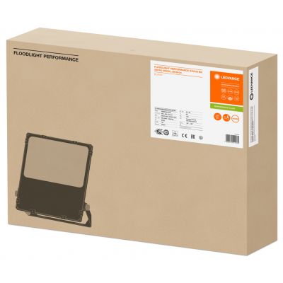 FLOOD PFM SYM 60 290 W 4000 K BK LEDV LEDVANCE (4058075541030)