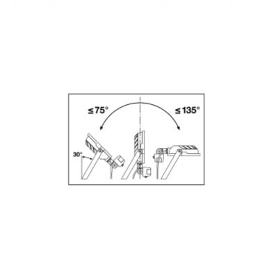 Naświetlacz LED FLOOD COMPACT SENSOR V 20W 830 SYM 100 BK 4058075575264 LEDVANCE (4058075575264)
