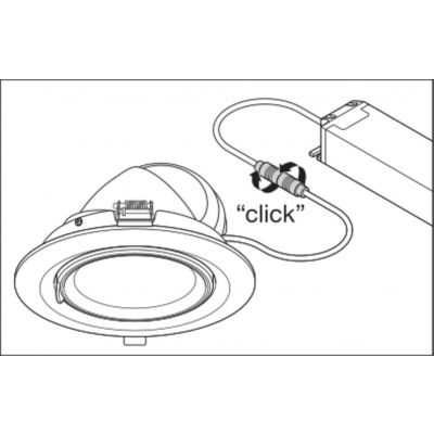 SP VARIO DN170 35W 3000K 24DEG WT LEDV LEDVANCE (4058075104020)
