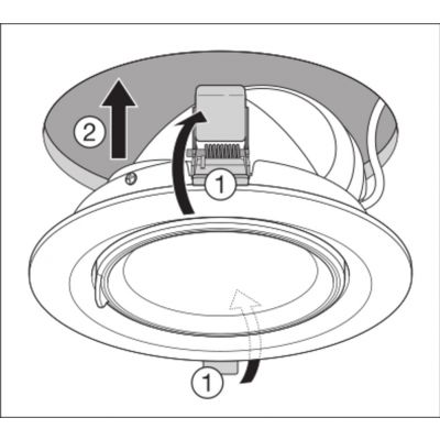 SP VARIO DN170 35W 3000K 24DEG WT LEDV LEDVANCE (4058075104020)