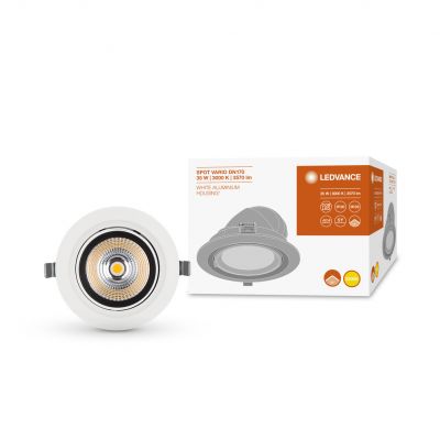 SP VARIO DN170 35W 3000K 24DEG WT LEDV LEDVANCE (4058075104020)