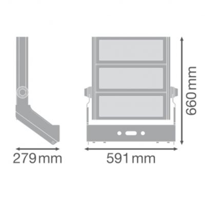 FLOOD MAX LUM 900W 757 SYM 60 WAL LEDVANCE (4058075580640)