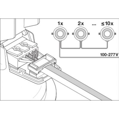 DL COMFORT DN205 20W 3CCT 60DEG WT LEDV LEDVANCE (4058075104105)
