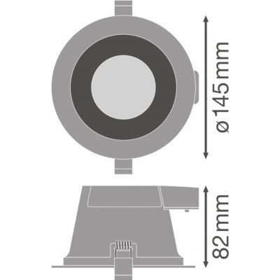 DL COMFORT DN130 13W 3CCT 60DEG WT LEDV LEDVANCE (4058075104068)