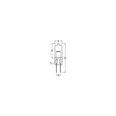 Żarówka halogenowa 20W 12V G4 2800K HALOSTAR OVEN 4050300308050 LEDVANCE (4050300308050)