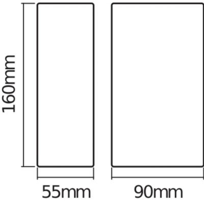 ENDURA STYLE UPDOWN 12W WT LEDV Oprawa zewnętrzna LEDVANCE (4058075214071)