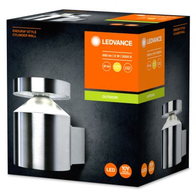 Kinkiet ścienny lampa elewacyjna oprawa zewnętrzna 6W 360lm 3000K Endura Style Cylinder 4058075205338 LEDVANCE (4058075205338)