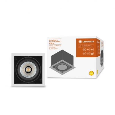 SP MULTI 1X30W 3000K FL WT BK LEDV LEDVANCE (4058075113923)