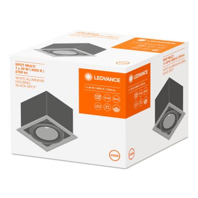 SP MULTI 1X30W 4000K FL WT BK LEDV LEDVANCE (4058075113947)